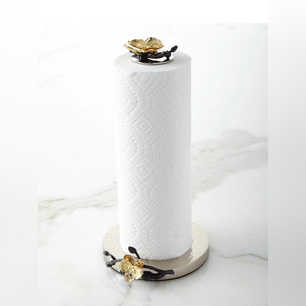 Michael Aram Gold Orchid Paper Towel Holder
